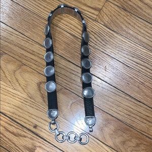 DKNY petite small  leather belt with accents